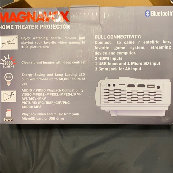 Magnavox Home Theater Projector. - Picture 6 of 7